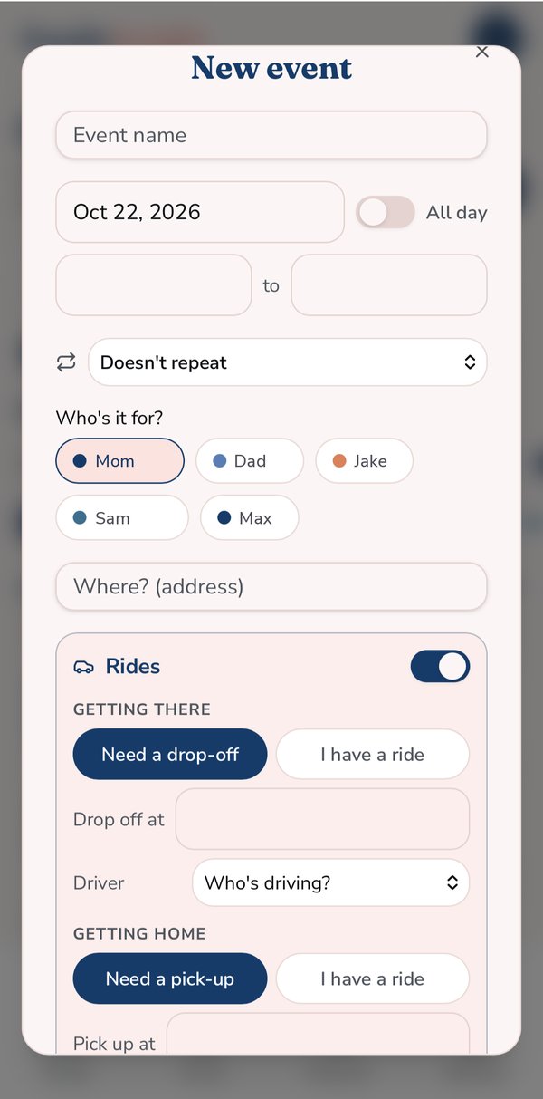FamilyInsight screen: Kids ask for the ride, too
